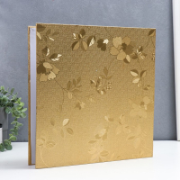 Фотоальбом на 400 фото 10х15 см "Цветы" кожзам 35х33х6 см