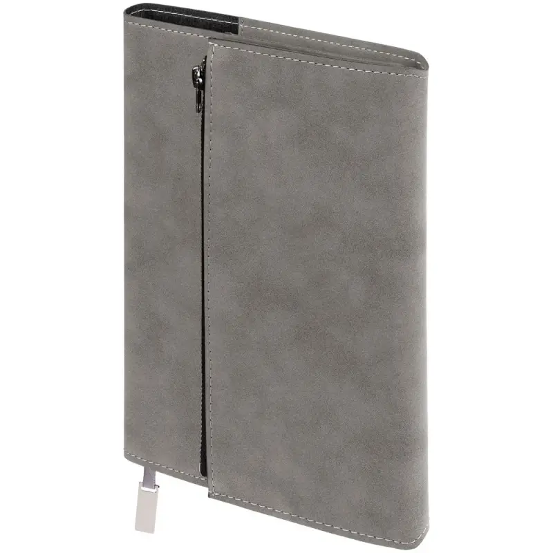 Ежедневник Grace на заказ, недатированный, серый