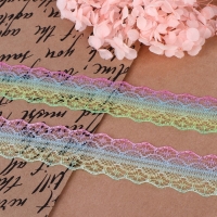 Кружево капроновое «Радуга светлая», 28 мм × 10 ± 1 м, цвет разноцветный №4 Кружево капроновое «Радуга светлая», 28 мм × 10 ± 1 м, цвет разноцветный №4