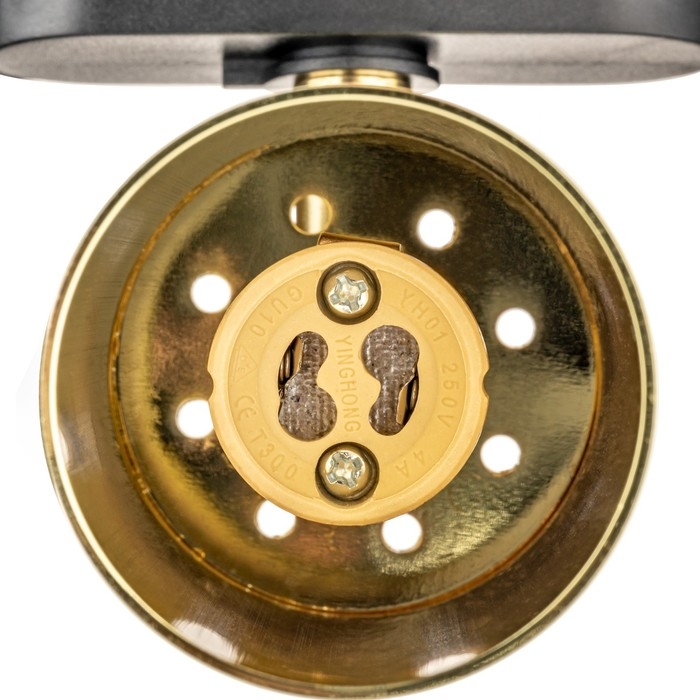 Светильник трек-й ARTLINE повор-й 55х100mm GU10 230В алюм 2,6м&sup2; золото 59878 1 Ritter