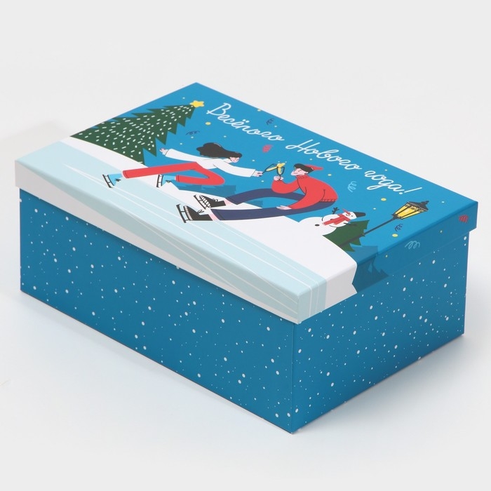 Набор подарочных коробок 5 в 1 &laquo;Волшебных моментов&raquo;, 32,5 х 20 х 12,5 - 22 х 14 х 8,5 см, Новый год