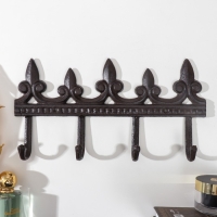 Крючки декоративные чугун "Пики кованые" 15х30х3,5 см Крючки декоративные чугун "Пики кованые" 15х30х3,5 см