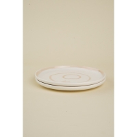 Набор тарелок фарфоровых SL Home &laquo;Гато&raquo;, d=20 см, цвет белый
