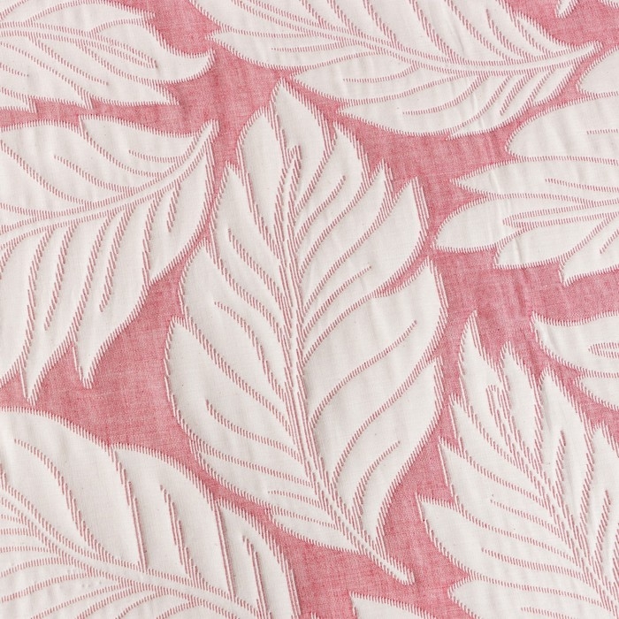 Покрывало хлопковое Этель &laquo;Листопад&raquo; 150х240&plusmn;5 см, цвет розовый, 100%хлопок, 300гр/м2