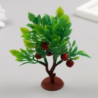 Искусственное растение для творчества пластик "Куст яблони" 7,5х10 см