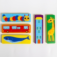 Мягкий пазл для малышей &laquo;Веселая логика&raquo;, 5 пазлов, виды МИКС, Крошка Я