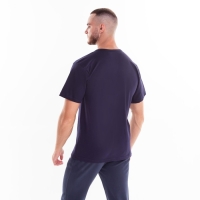 Футболка мужская, цвет тёмно-синий, размер 46