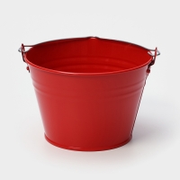 Ведро оцинкованное, 3 л, цвет красный Ведро оцинкованное, 3 л, цвет красный