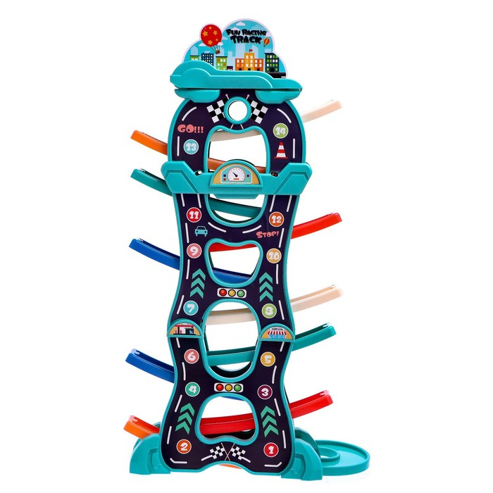 Автотрек развивающий &laquo;Гонки по склону&raquo;, цвет МИКС