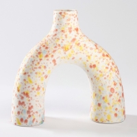 Ваза для цветов керамическая «Скандинавия», 25×23 см, горлышко d=4,6 см, цвет белый Ваза для цветов керамическая «Скандинавия», 25×23 см, горлышко d=4,6 см, цвет белый