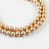 Бусины из стекла, набор 78 шт., размер 1 шт. — 10 мм, цвет золотой Бусины из стекла, набор 78 шт., размер 1 шт. — 10 мм, цвет золотой