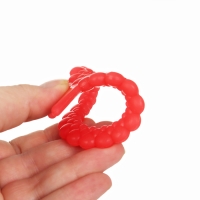 Прорезыватель силиконовый &laquo;Клубничка&raquo;, цвет МИКС, КНОПА