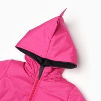 Костюм демисезонный детский, цвет малиновый, рост 80-86 см