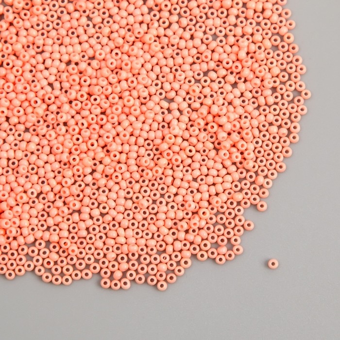 Бисер стекло 12/0 "Абрикосовый" ровный №686 450 гр