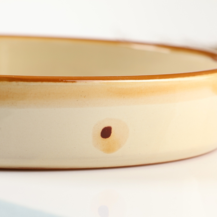 Блюдо Блюдо "Харизма" 0,5л / 20х3,5см, карамель