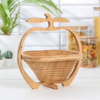 Корзинка для хлеба и фруктов Доляна &laquo;Сочное яблоко&raquo;, 30&times;26,5&times;22,5 см, раскладная