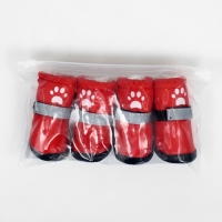 Ботинки высокие "Гулять", набор 4 шт, размер 5, красные Ботинки высокие "Гулять", набор 4 шт, размер 5, красные