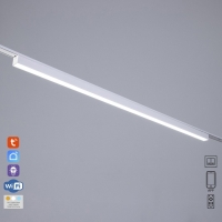 Светильник трековый ULTRA "Линия" LED 30Вт 3000K-5700К CRI90 белый 91,5х2,6х2,4см Светильник трековый ULTRA "Линия" LED 30Вт 3000K-5700К CRI90 белый 91,5х2,6х2,4см