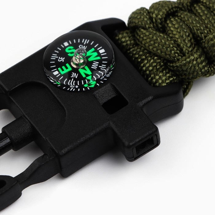 Браслет для выживания «Сильный духом», 26 х 2,5 см. Браслет для выживания «Сильный духом», 26 х 2,5 см.