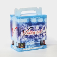 Набор стеклянный для напитков &laquo;Герб СССР&raquo;, 7 предметов: графин 500 мл, стопки 50 мл