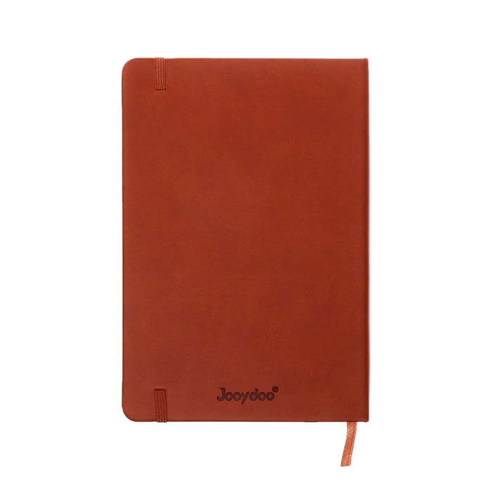 Ежедневник недатированный A5, 140л, клетка, кожзам, на резинке, черный срез, Коричневый Ежедневник недатированный A5, 140л, клетка, кожзам, на резинке, черный срез, Коричневый