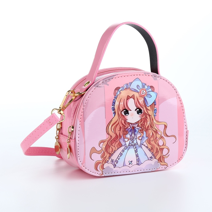 Сумка детская для девочки на молнии &laquo;Выбражулька&raquo;, цвет розовый