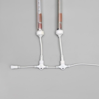 Разветвитель для сосулек 1:3, белая нить, 50 см Разветвитель для сосулек 1:3, белая нить, 50 см