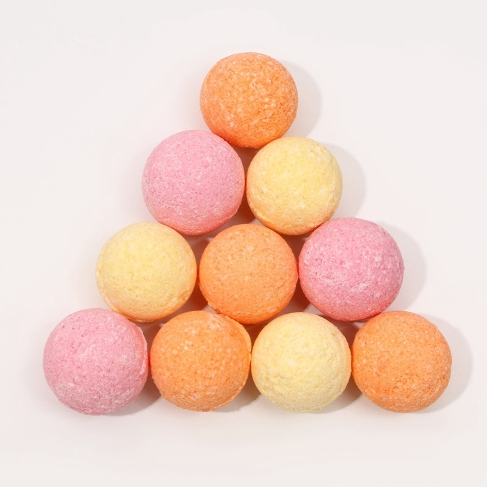 Подарочный набор косметики, бомбочки для ванны, 10 х 10 г, Новый Год Подарочный набор косметики, бомбочки для ванны, 10 х 10 г, Новый Год