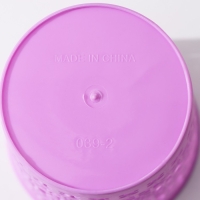 Подставка для столовых приборов &laquo;Арабеска&raquo;, пластик, 10&times;10&times;12 см, МИКС