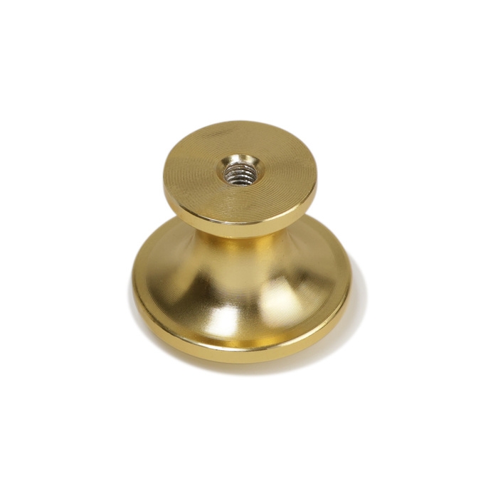 Ручка кнопка CAPPIO RK148, d=24 мм, цвет сатиновое золото