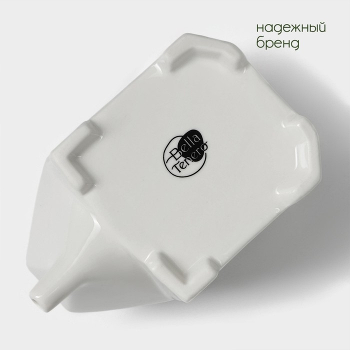 Набор кухонных принадлежностей на фарфоровой подставке BellaTenero &laquo;Слонёнок&raquo;, 5 предметов, цвет белый