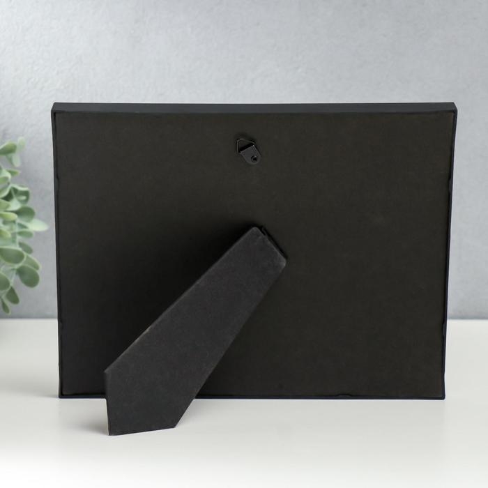 Фоторамка пластик на 8 фото 5х5, 5х7, 9х13 см Фоторамка пластик на 8 фото 5х5, 5х7, 9х13 см "Лучшие моменты" чёрная 20х25 см