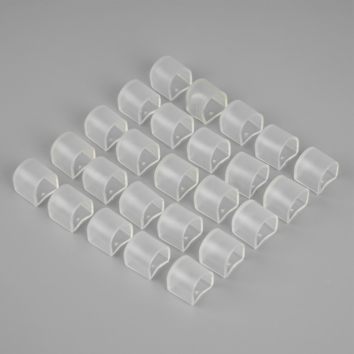 Набор заглушек Luazon Lighting для гибкого неона 16 &times; 16 мм, 25 штук