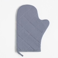 Новый год.Варежка-прихватка "Let it snow" 20х28 см, саржа, 100% х/л, ватин 250 г/м2