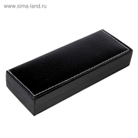 Ручка подарочная, шариковая "Стиль" в кожзам футляре, поворотная, стальной корпус Ручка подарочная, шариковая "Стиль" в кожзам футляре, поворотная, стальной корпус