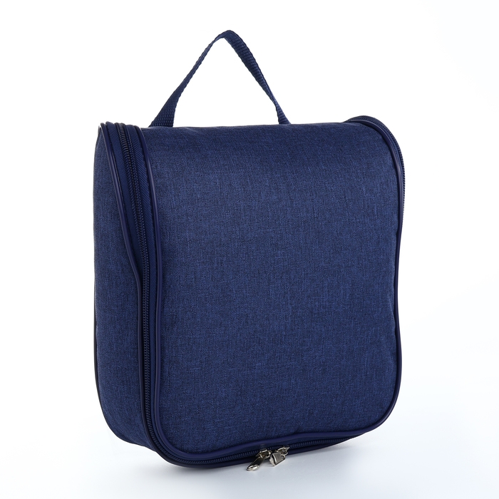 Косметичка-несессер на молнии, цвет синий Косметичка-несессер на молнии, цвет синий