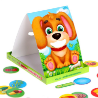 Развивающая игра &laquo;Накорми зверушку&raquo; (2 основы+ ложка+ 20 элементов)