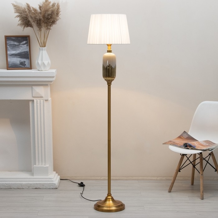 Торшер Торшер "Жаклин" Е27 40Вт белый 30х30х156см