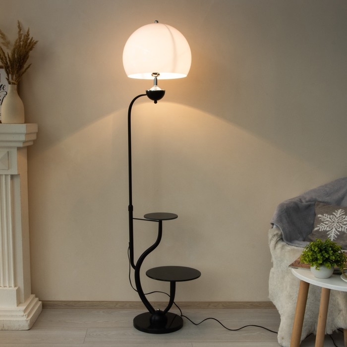 Торшер 19038/1 E27 40Вт черный 72х38х156 см