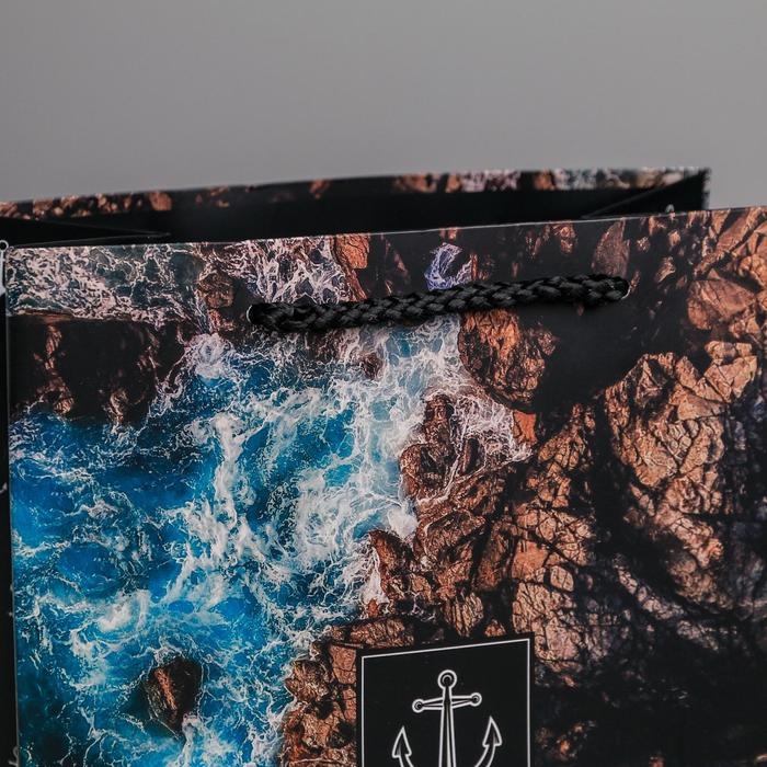 Пакет подарочный ламинированный вертикальный, упаковка, «Море», MS 18 х 23 х 10 см Пакет подарочный ламинированный вертикальный, упаковка, «Море», MS 18 х 23 х 10 см