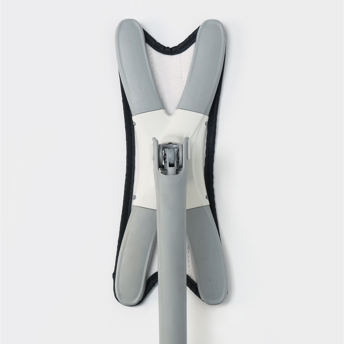 Швабра с отжимом Twist Raccoon, насадка из микрофибры 36&times;14 см, стальная нержавеющая ручка 125 см