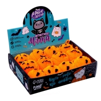 Хэллоуин. Антистресс сквиш мялка &laquo;Тыква&raquo;, в шоубоксе