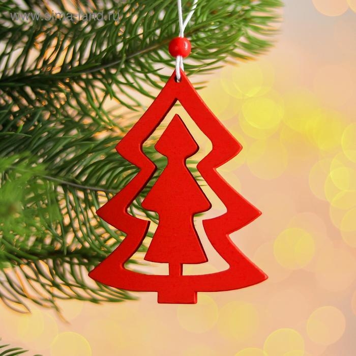Новогодняя подвеска &laquo;Красочная ёлочка&raquo;