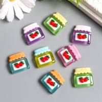 Декор для творчества пластик "Варенье клубничное в банке" набор 8 шт 2х2,1х0,7 см Декор для творчества пластик "Варенье клубничное в банке" набор 8 шт 2х2,1х0,7 см