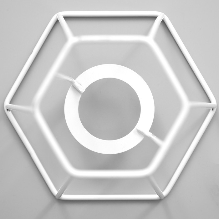 Каркас-основа абажура для люстры Каркас-основа абажура для люстры "Силуэт" Е27/Е14 13х13х14см