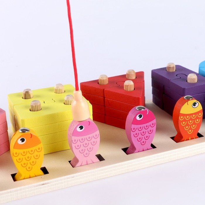 Пирамидка + рыбалка 2 в 1 &laquo;Собери&raquo; 30,8 &times; 10,5 &times; 5,5 см