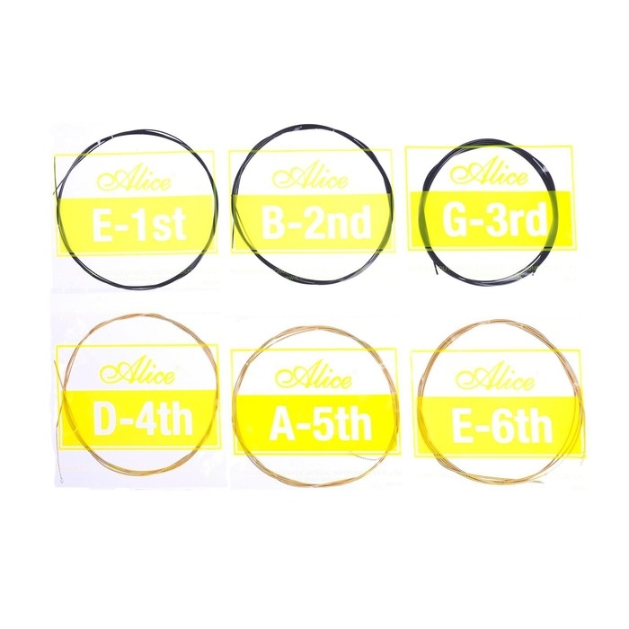 Струны для классической гитары Alice A107BK, черный нейлон Струны для классической гитары Alice A107BK, черный нейлон