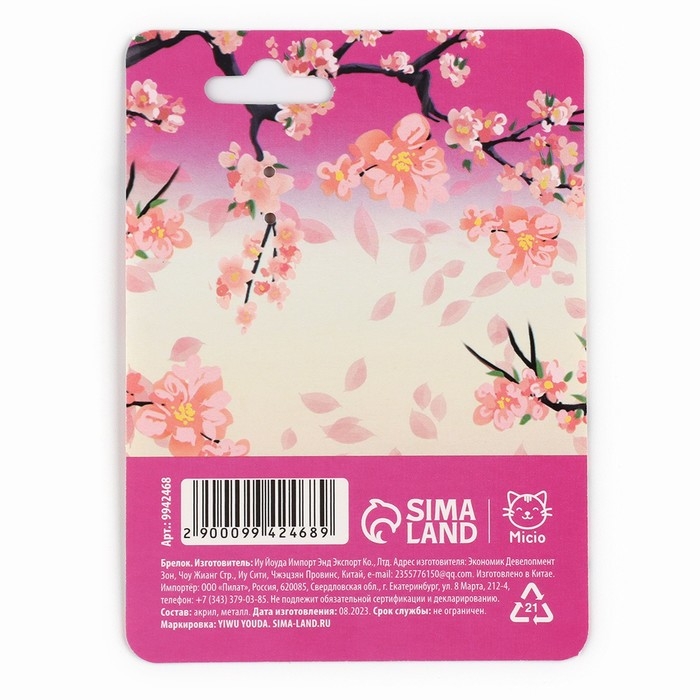 Брелок для ключей «Аниме стайл», 3,5 х 10 см Брелок для ключей «Аниме стайл», 3,5 х 10 см