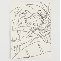 Аппликация стразами для детей &laquo;Попугай&raquo;, набор для творчества, А5