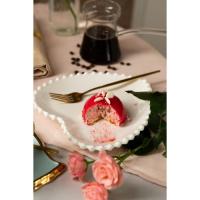 Тарелка фарфоровая Magistro &laquo;Сердце&raquo;, d=30 см, цвет белый